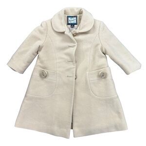 Vintage Rothschild Preppy Wool Pea Coat Girls Size 3T Made USA EUC